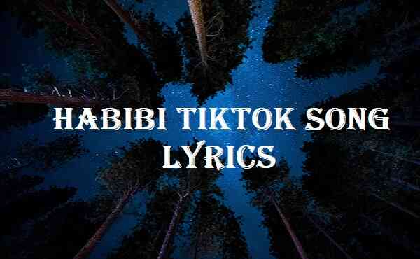 Habibi Tiktok Song Lyrics